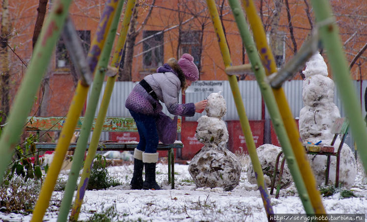 Суровый Челябинский снего