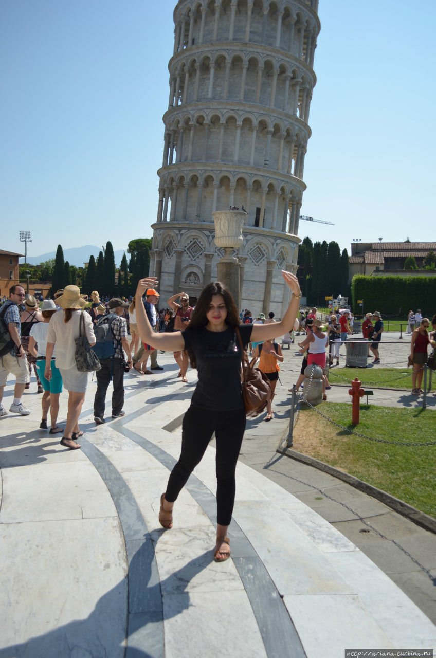 Как русский богатырь Пизанскую башню выпрямил Пиза, Италия