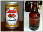 Эритрея.  Редко, когда в стране пиво в стекле продается без этикетки.  Название бренда есть только на пробке.