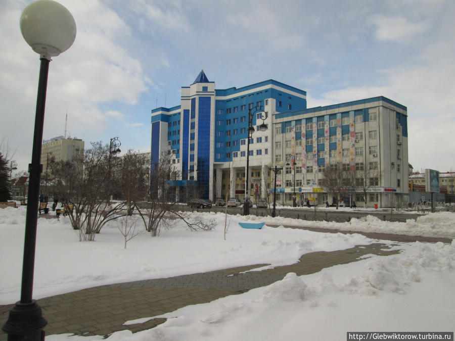 Прогулка по Тюмени в апрельский снегопад Тюмень, Россия