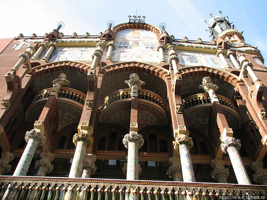 Дом Каталонской музыки Барселона, Испания