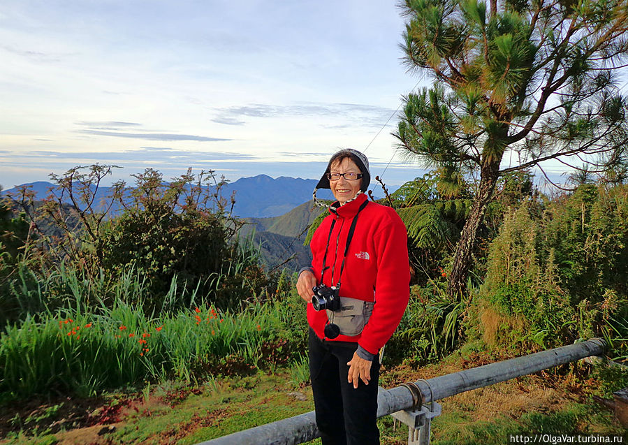 Автор — на горе Китанглад. Кажется, даже похудела за три дня...придется потом отъедаться Остров Минданао, Филиппины