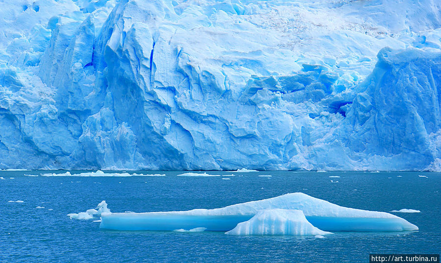 льдины здесь не такие огромные Эль-Калафате, Аргентина