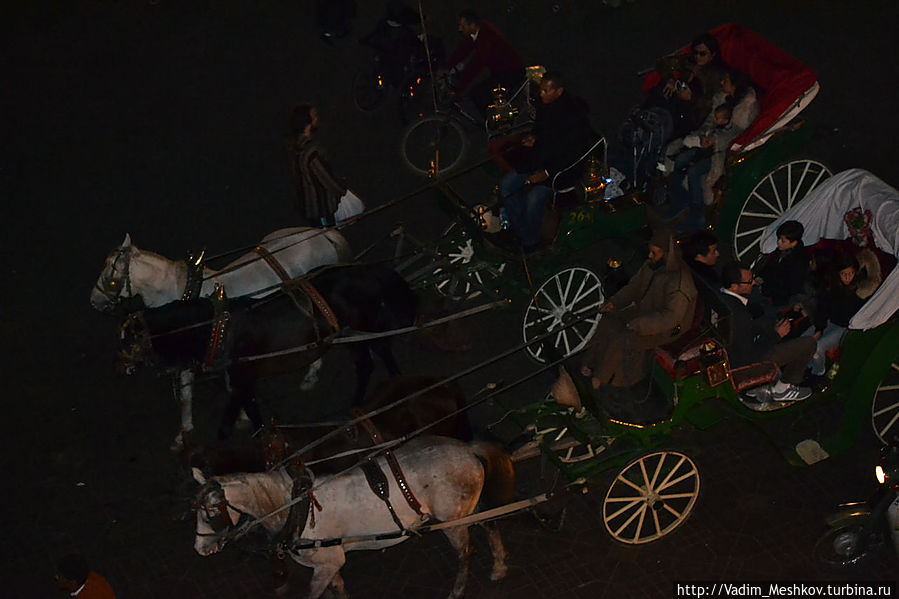 Кареты в Марракеше Кареты в Марракеше