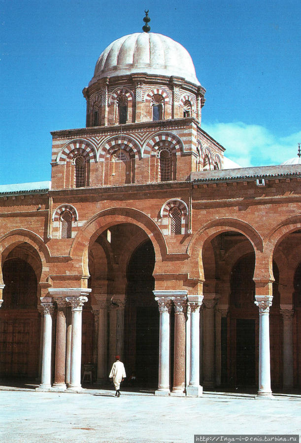 Мечеть Аль Зайтуна (открытка) Сусс, Тунис