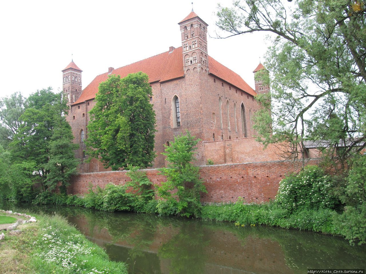 Лидзбарк-Варминьски: Замок крестоносцев на земле пруссов Лидзбарк, Польша