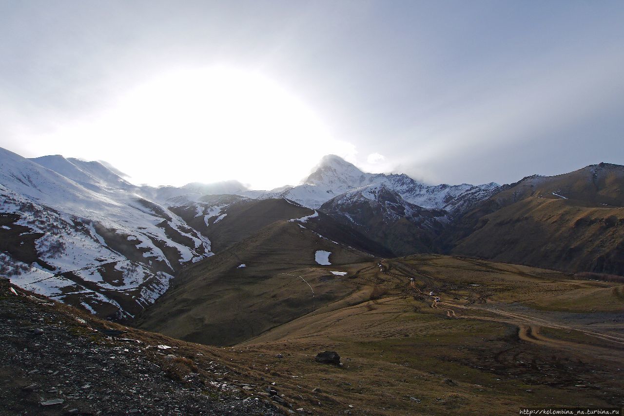 Казбег — Степанцминда — Гергети Степанцминда, Грузия Казбег — Степанцминда — Гергети Степанцминда, Грузия