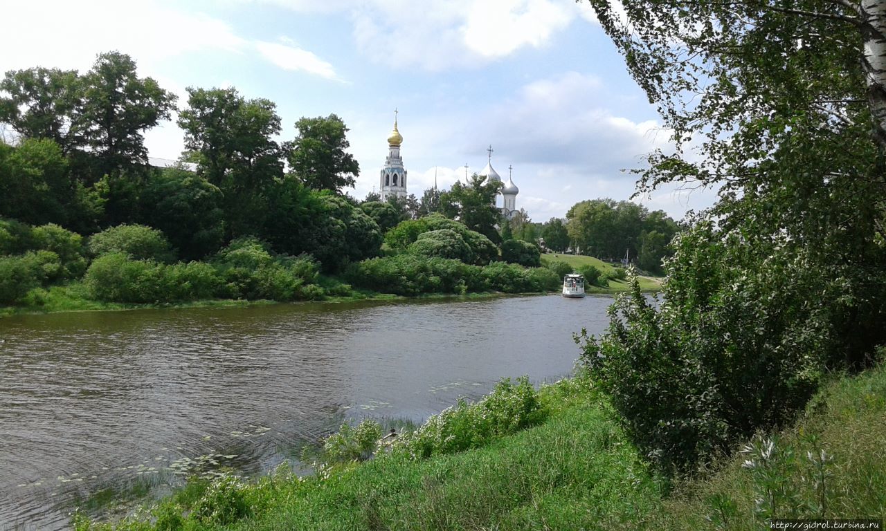 Вид на реку. Вологда, Россия