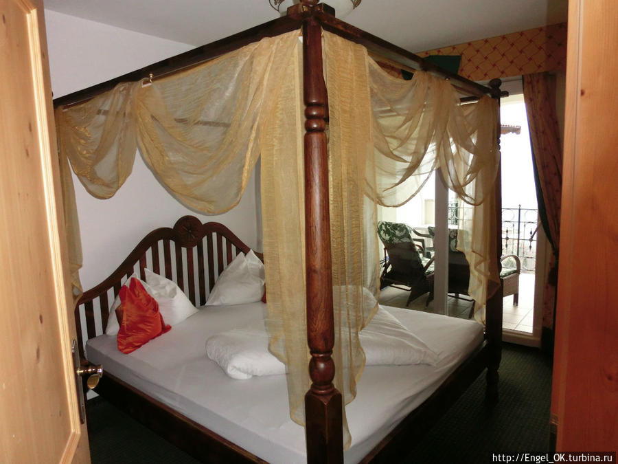 Спальня в номере Мерано, Италия