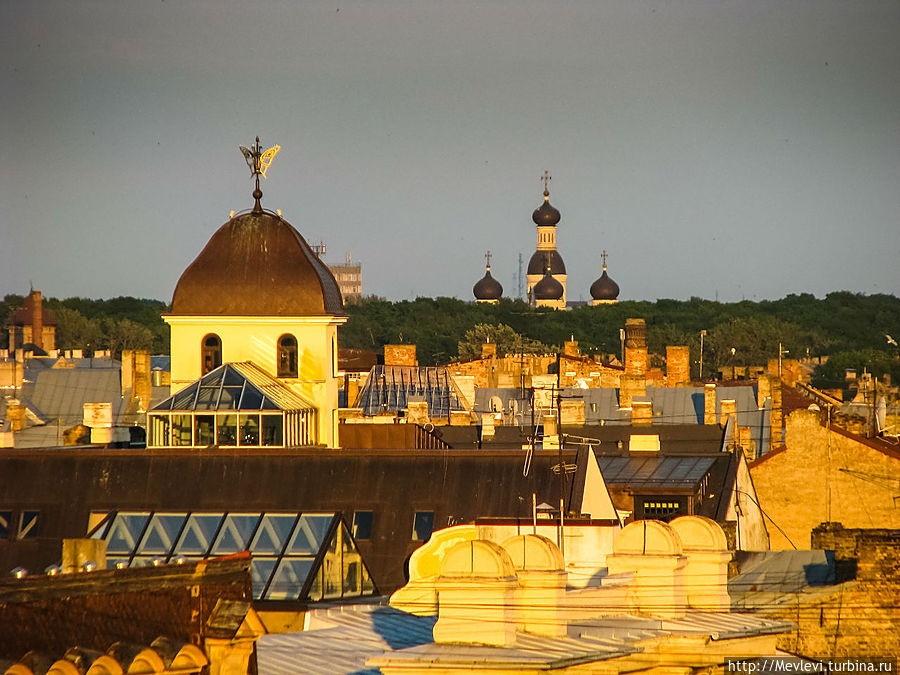 Городские крыши Рига, Латвия
