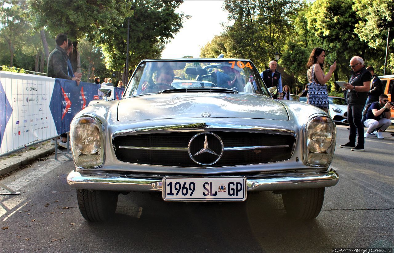 № 704 — MERCEDES 280 SL (1969) Рим, Италия