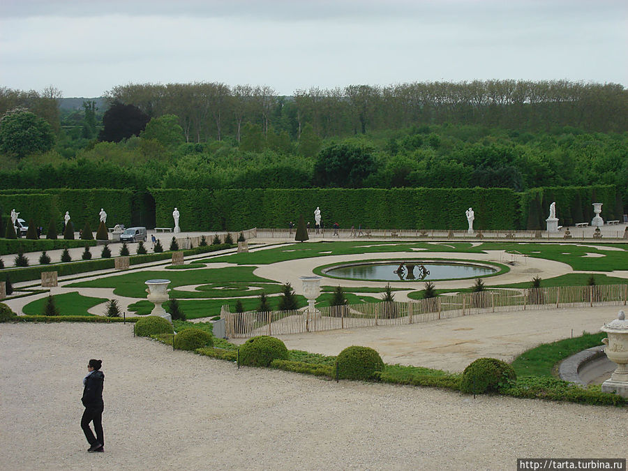 Вперед по садам маэстро Ленотра Версаль, Франция