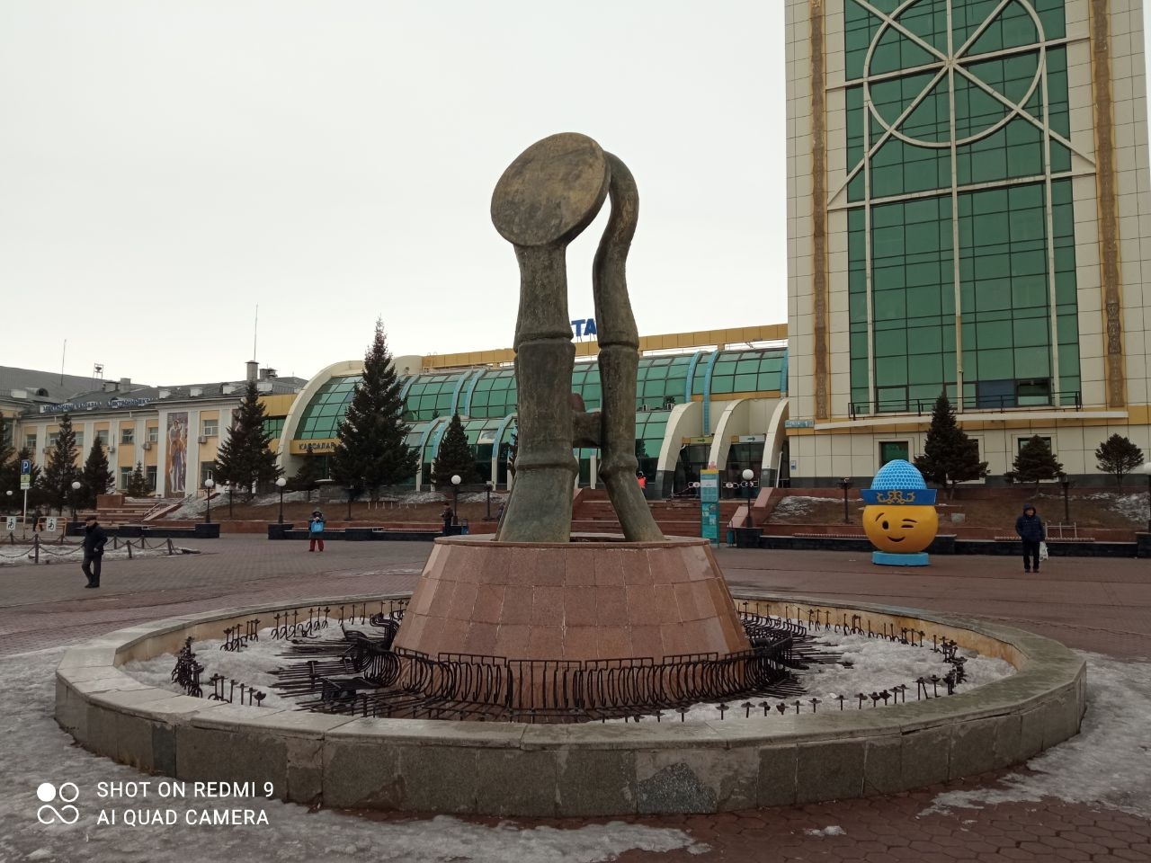 Небольшая прогулка по центру новой столицы Казахстана Астана, Казахстан