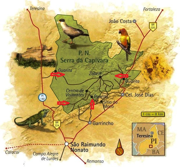 Национальный парк Серра-да-Капивара: общая информация Серра-да-Капивара Национальный Парк, Бразилия