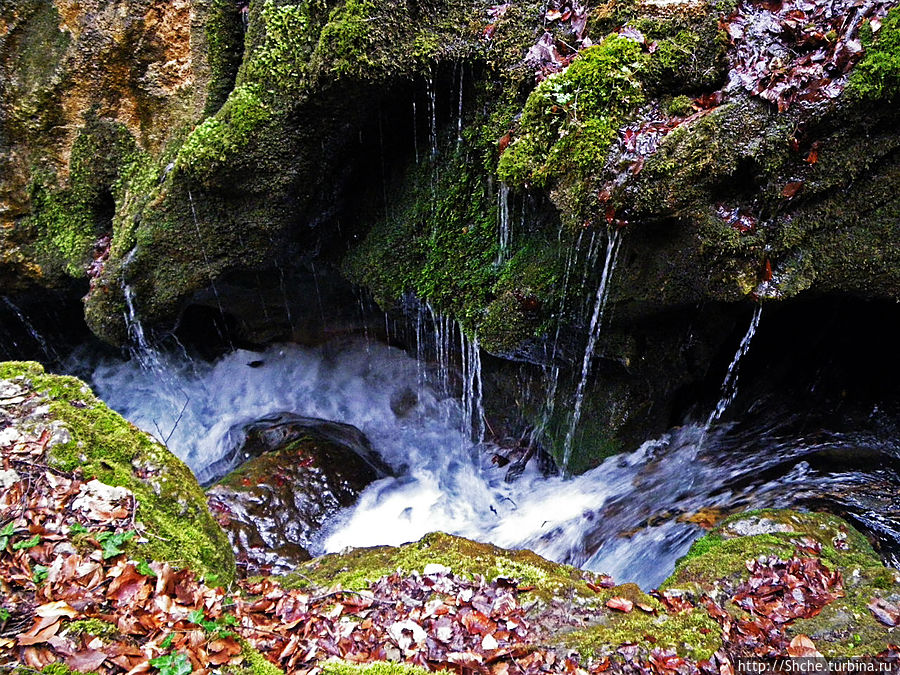 Один из каскадов реки Узень-Баш, выдавший себя за водопад Крымский природный заповедник, Россия