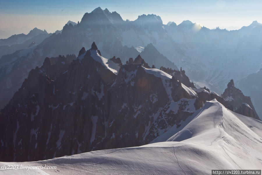 Aiguille du Midi — К Монблану по канату Шамони, Франция