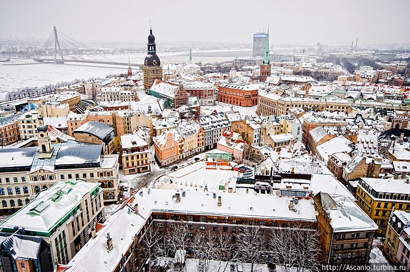 Зимняя Рига Рига, Латвия