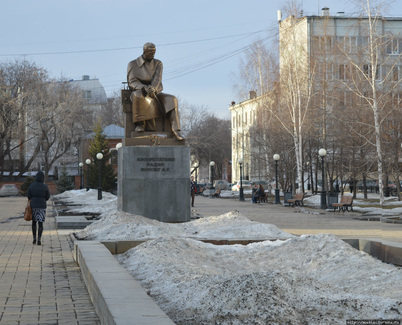 Памятник А.Попову Екатеринбург, Россия