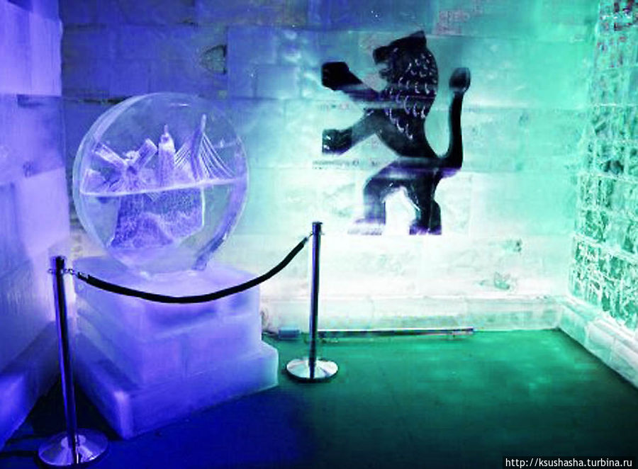 Львы на первой в Израиле выставке ледяных скульптур. Иерусалим 2012 Иерусалим, Израиль