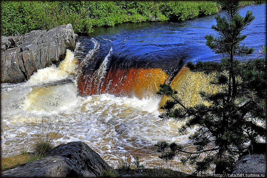 Водопад Воицкий Падун в Надвоицах Надвоицы, Россия