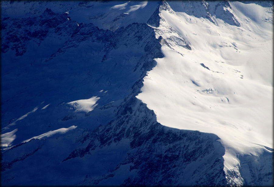 Фото полет над Альпами