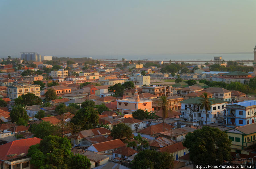 Вид на Банжул Банжул, Гамбия