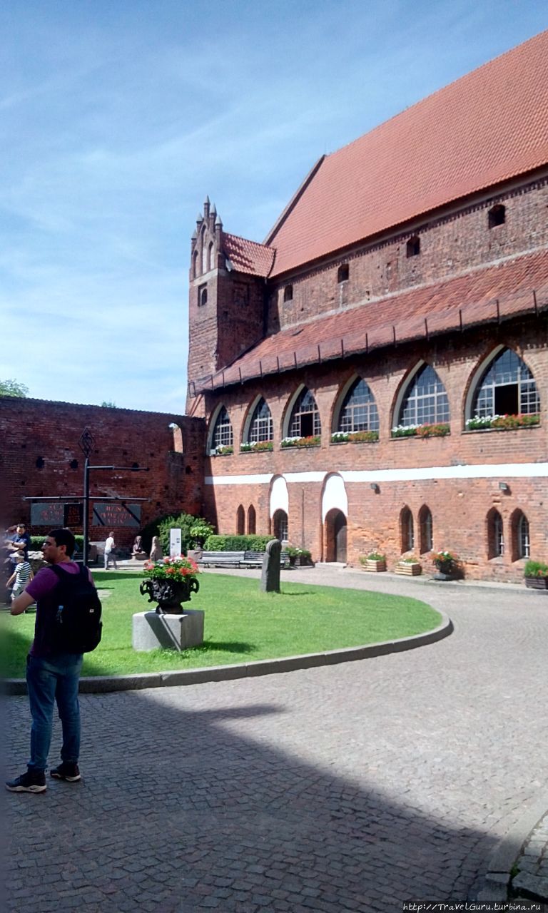 Внутренний двор замка Ольштын, Польша