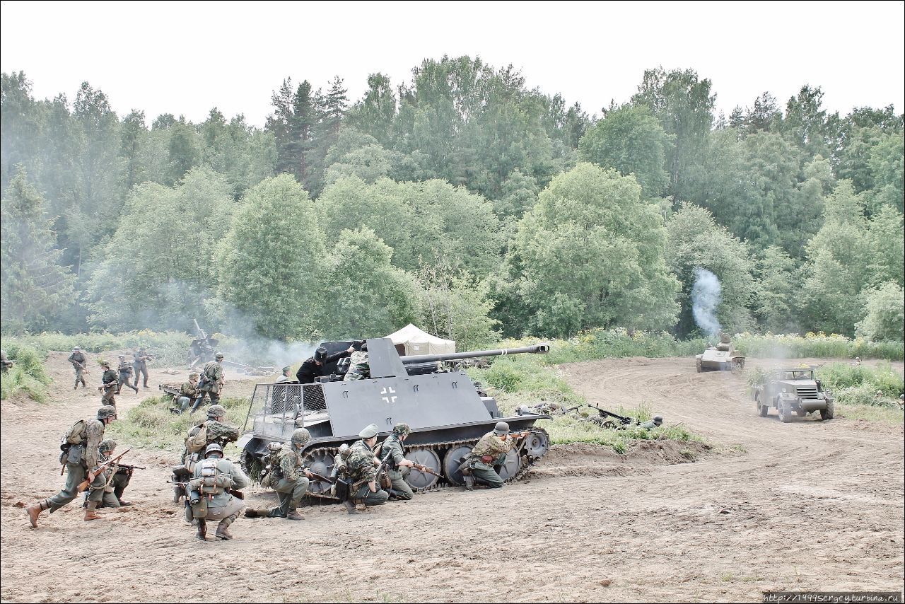 Военно-исторический фестиваль «Бой за переправу» Сосновый Бор, Россия