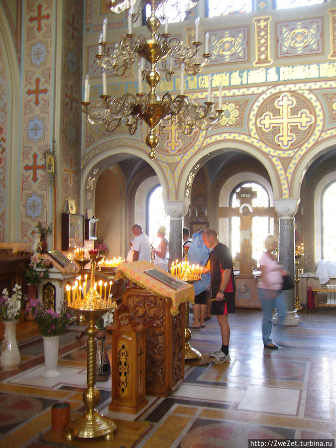 Внутренний интерьер Форосской церкви Республика Крым, Россия