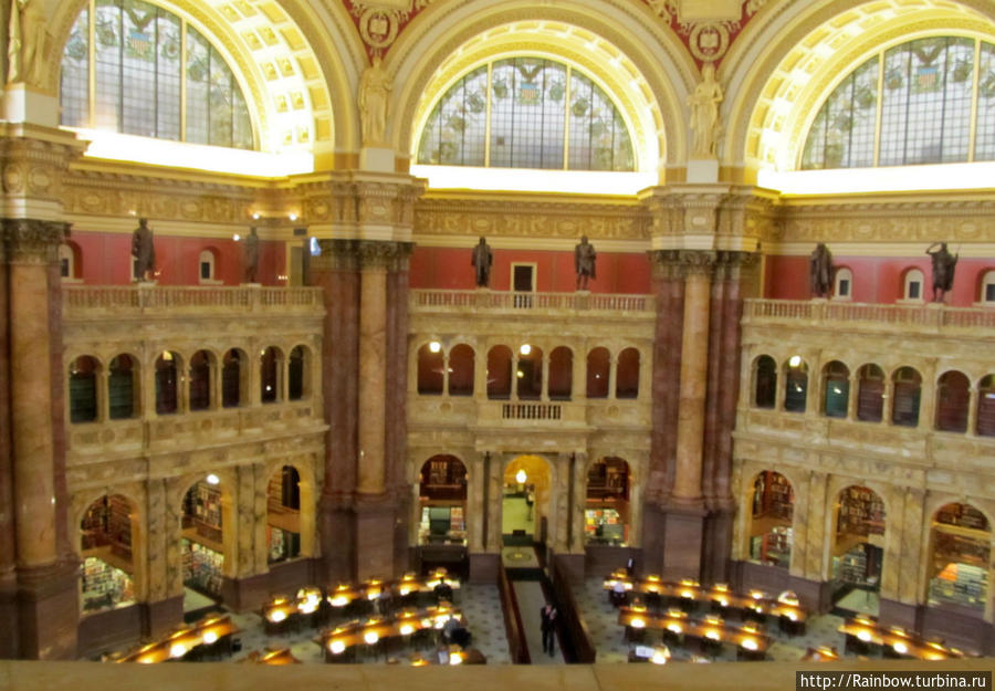 Самая красивая библиотека Вашингтон, CША