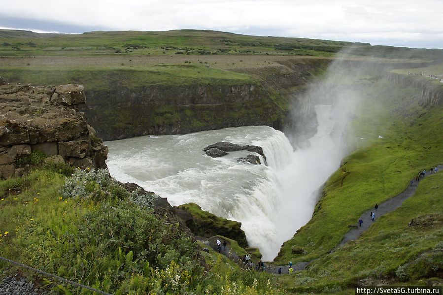 Водопад Гюльфосс — сила и мощь Исландии Южная Исландия, Исландия