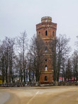 Водонапорная башня построена в Зарайске в 1914-1916 г.г. в рамках сооружения городского водопровода.