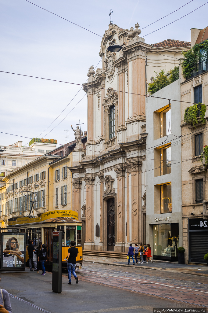 Квартал Брера. Milano brera Милан, Италия