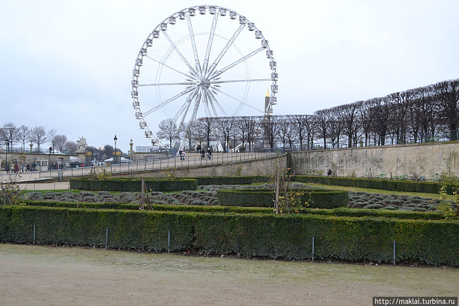 Колесо обозрения на площади Согласия. Париж, Франция