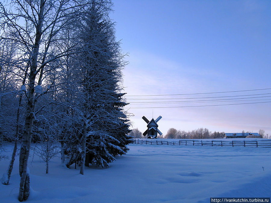 Зима в Малых Корелах Архангельск, Россия