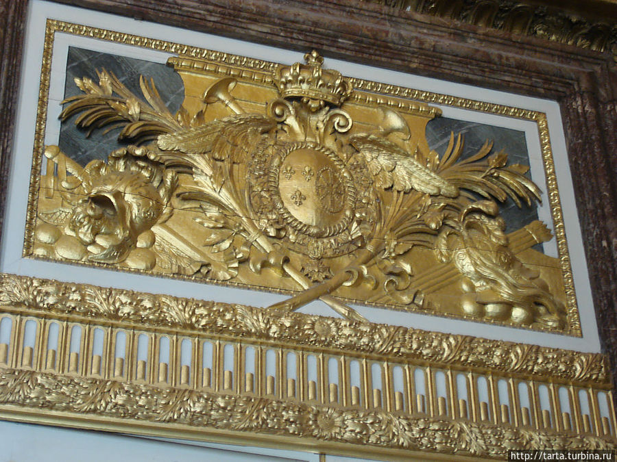 В оформлении интерьеров продумана каждая деталь Версаль, Франция