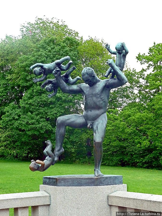 Парк скульптур Вигеланда Осло, Норвегия