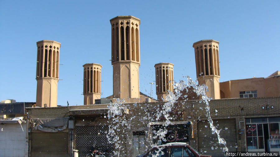 Древняя вентиляция Йезд, Иран