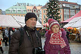 Домская площадь и Рождественская Ярмарка с непременной ёлкой посередине