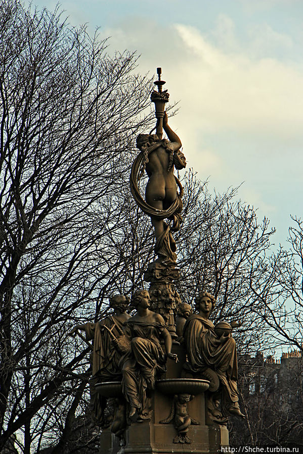 Ross Fountain — роскошный фонтан в роскошном Эдинбурге Эдинбург, Великобритания