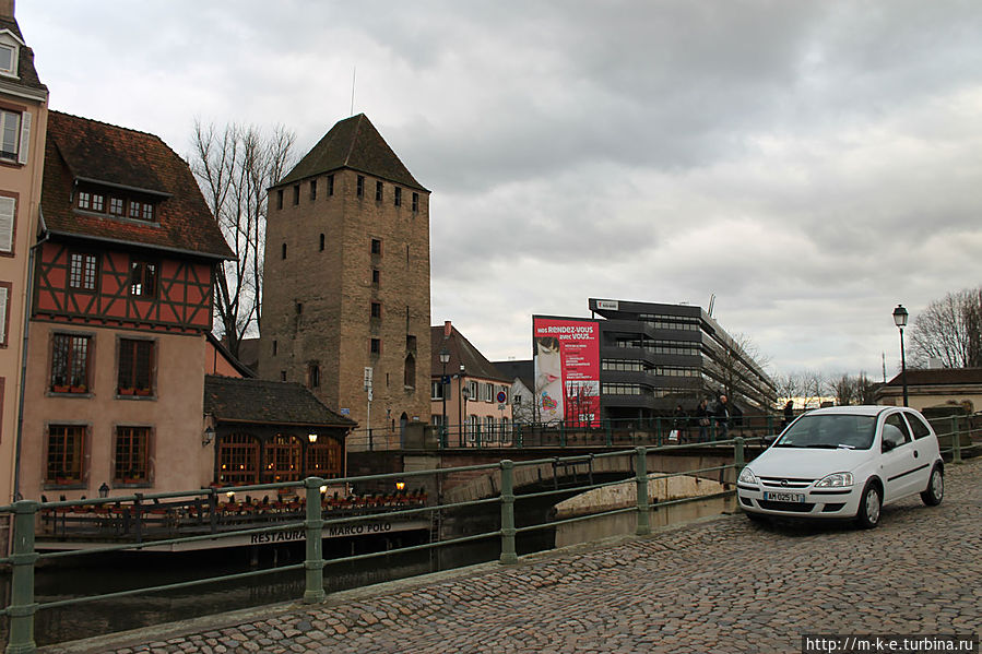 Крытый мост Страсбург, Франция