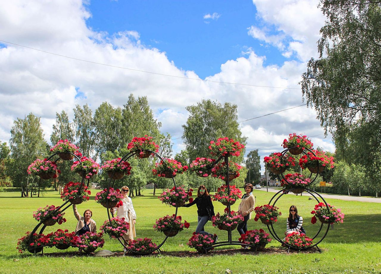 Сигулда. Цветочное настроение Сигулда, Латвия