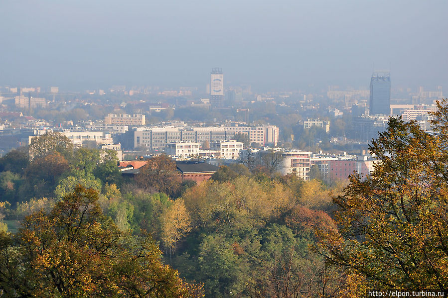 Вид на город Краков, Польша
