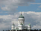 Вид на Кафедральный собор Хельсинки из Катаянокка.
