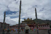 Отреставрированный Самье, первый буддистский монастырь в Тибете