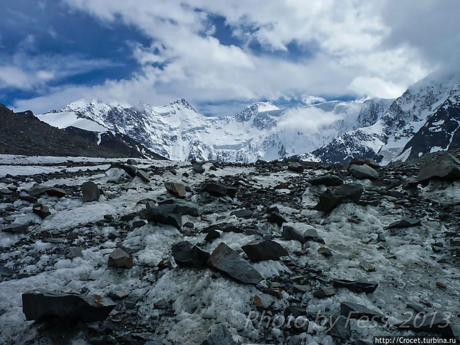Аккемский ледник. Фото Александра Фёдорова Белуха гора (4509м) Природный Парк, Россия