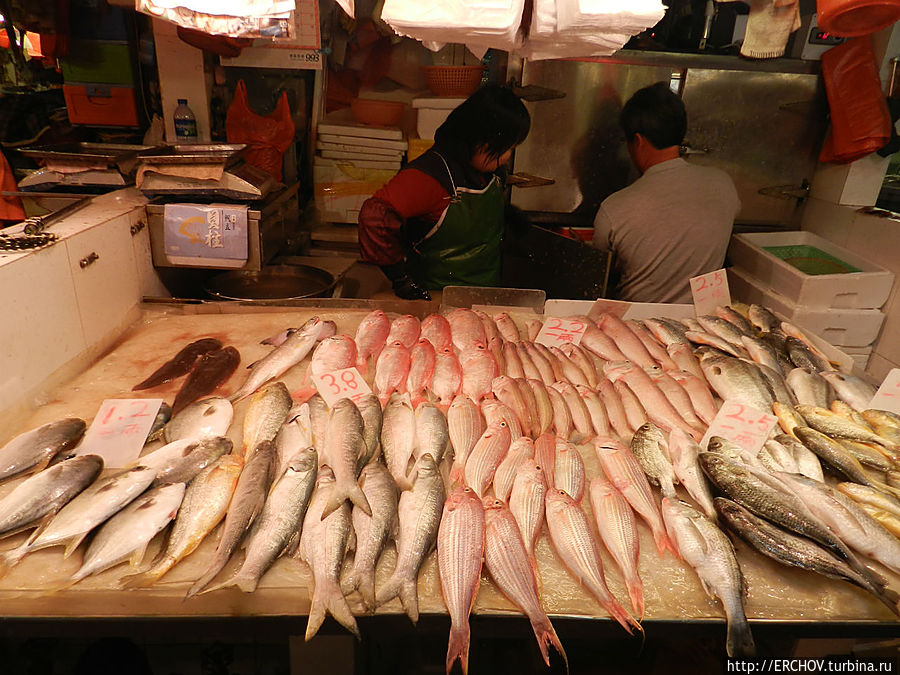 Рыбный рынок Полуостров Макао, Макао