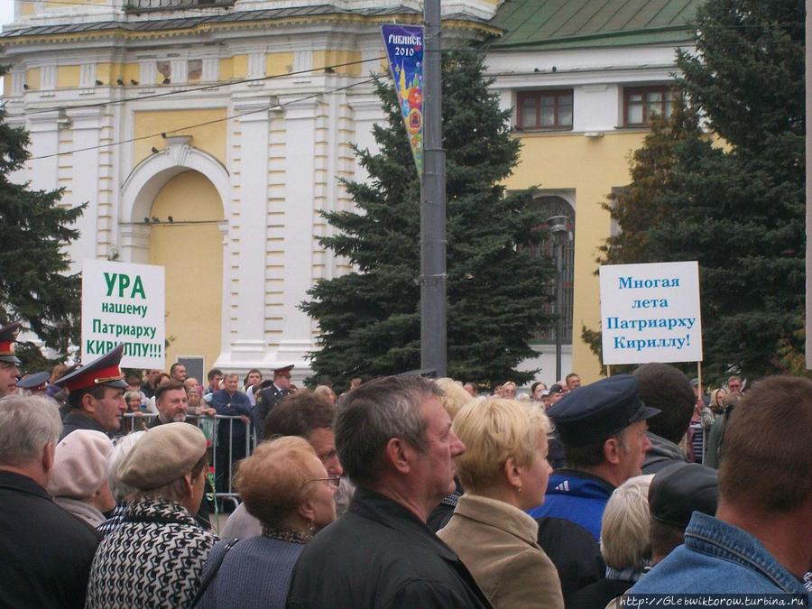 Рыбинск в день визита патриарха Кирилла Рыбинск, Россия