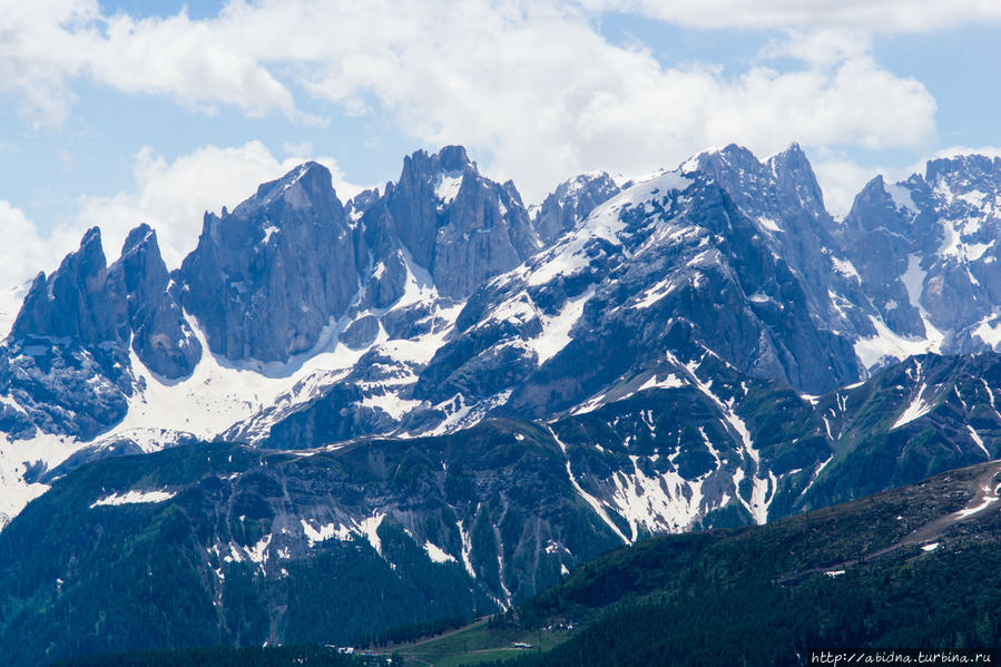 Доломитовые Альпы летом. День 1 Валь-ди-Фасса, Италия
