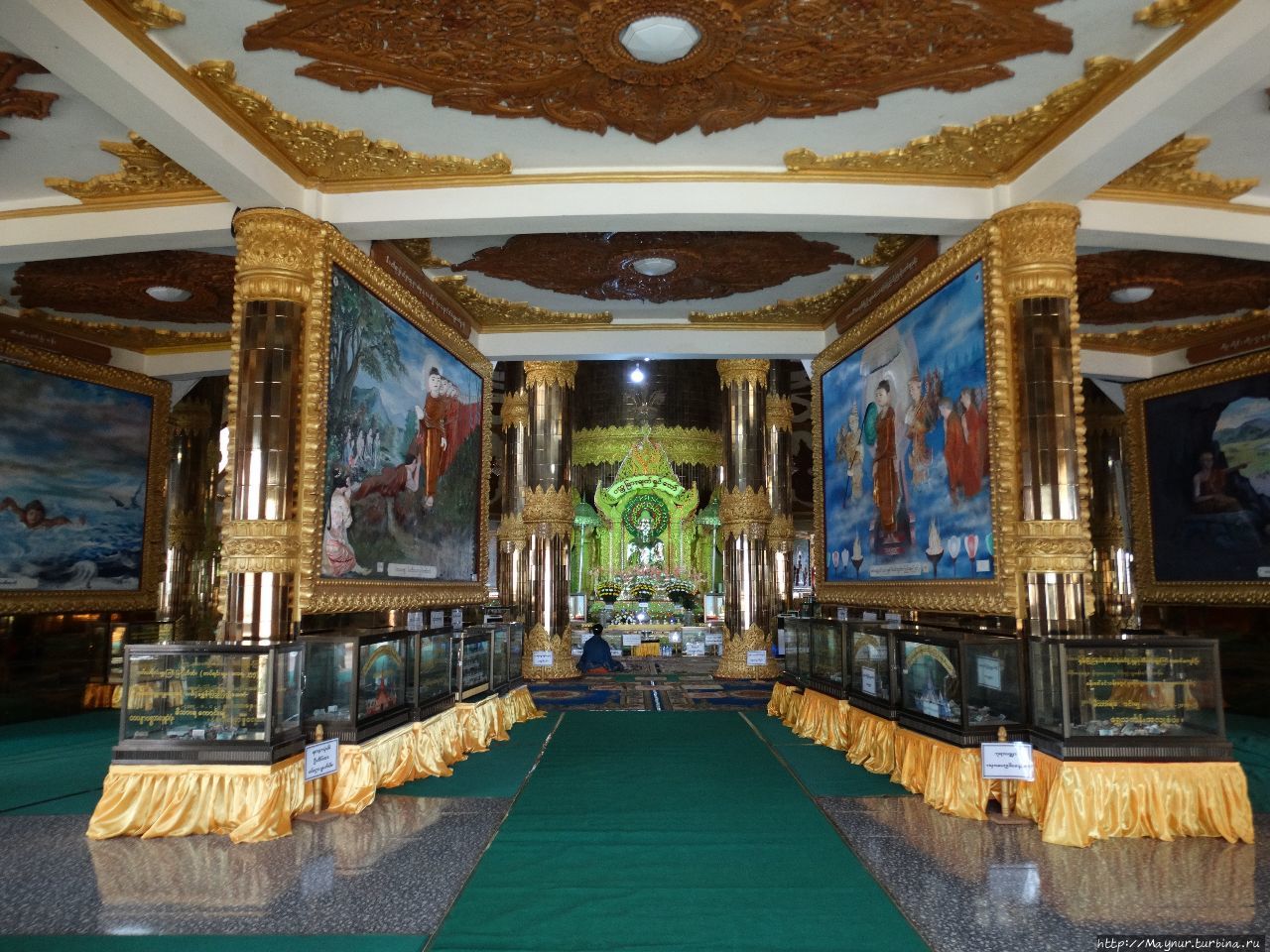 Мьянма. Удивительный  храм в Лашо Лашо, Мьянма